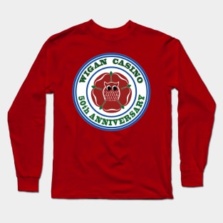 Northern Soul Wigan 50 Years Anniversary graphic Long Sleeve T-Shirt